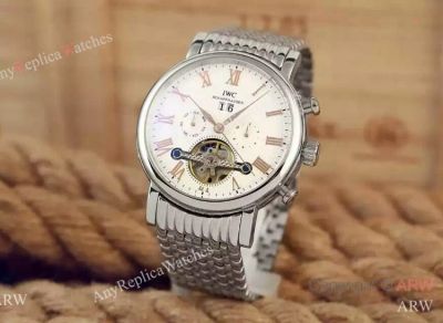 Replica IWC Portofino SS Roman Numeral Tourbillon Watch